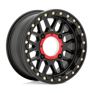 KMC KS235 GRENADE UTV BEADLOCK Satin Black 15x7 +10 4x156mm 115.1mm - Wheelwiz