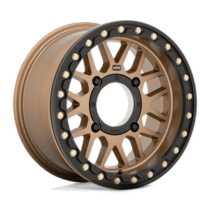 KMC KS235 GRENADE UTV BEADLOCK Satin Bronze 15x6 +38 4x156mm 132mm - Wheelwiz