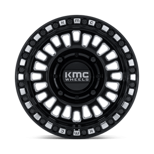 KMC KS242 AZTEC UTV BEADLOCK Gloss Black Milled 15x8 0 4x156mm 115.1mm - Wheelwiz