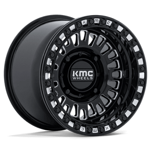 KMC KS242 AZTEC UTV BEADLOCK Gloss Black Milled 15x7 +38 4x156mm 115.1mm - Wheelwiz