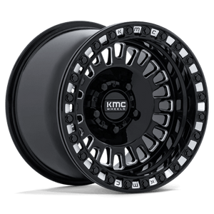KMC KS242 AZTEC UTV BEADLOCK Gloss Black Milled 15x7 +38 5x114.3mm 72.6mm - Wheelwiz