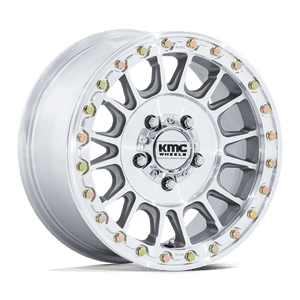 KMC KS239 IMPACT UTV BEADLOCK Machined 15x7 +38 5x114.3mm 72.6mm