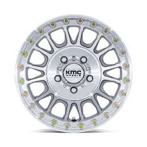 KMC KS239 IMPACT UTV BEADLOCK Machined 15x7 +38 5x114.3mm 72.6mm
