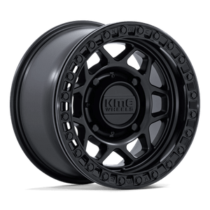 KMC KS241 TORX UTV BEADLOCK Matte Black W/ Gloss Black Rg 15x7 +38 5x114.3mm 72.6mm - Wheelwiz