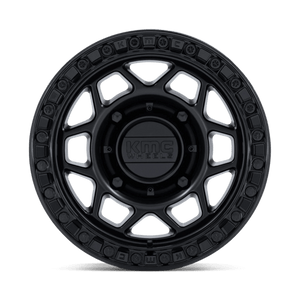 KMC KS241 TORX UTV BEADLOCK Matte Black W/ Gloss Black Rg 15x7 +38 5x114.3mm 72.6mm - Wheelwiz