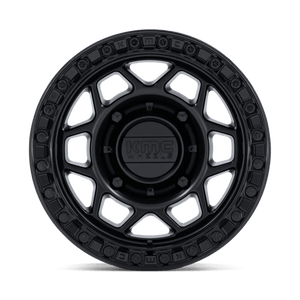 KMC KS241 TORX BEADLOCK Matte Black W/ Gloss Black Rg 15x8 0 4x137mm 96mm