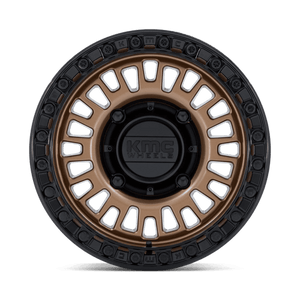 KMC KS242 AZTEC UTV BEADLOCK Matte Bronze W/ Matte Black Rg 15x7 +38 5x114.3mm 72.6mm - Wheelwiz