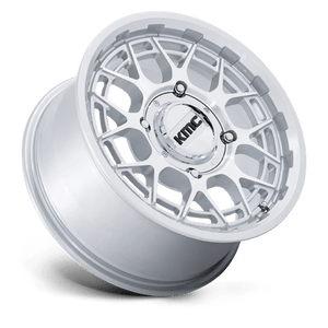KMC KS139 TECHNIC UTV Gloss Silver Machined 15x7 +38 4x156mm 115.1mm - Wheelwiz