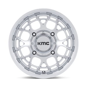 KMC KS139 TECHNIC UTV Gloss Silver Machined 15x7 +38 4x137mm 96mm - Wheelwiz