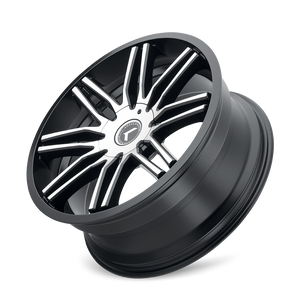 Kraze CRAY Gloss black machined 18x8 +40 5x114.3|5x120mm 73mm - Wheelwiz