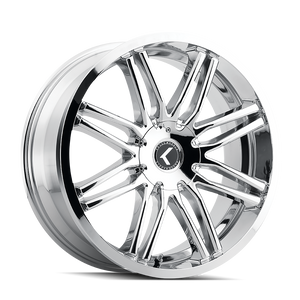 Kraze CRAY Chrome 20x8.5 +35 5x108|5x114.3mm 73mm - Wheelwiz