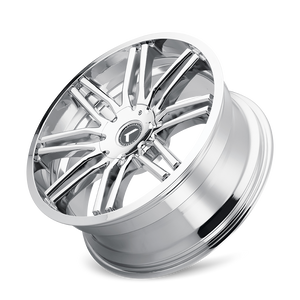 Kraze CRAY Chrome 20x8.5 +20 5x115|5x120mm 73mm - Wheelwiz