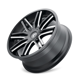 Kraze CRAY Gloss black milled 18x8 +40 5x108|5x114.3mm 73mm - Wheelwiz