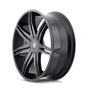Kraze EPIC Satin black 24x9.5 +18 5x127|5x139.7mm 87mm - Wheelwiz