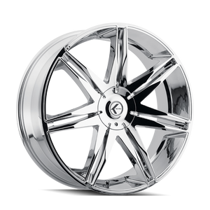 Kraze EPIC Chrome 24x9.5 +18 5x115|5x120mm 74.1mm - Wheelwiz