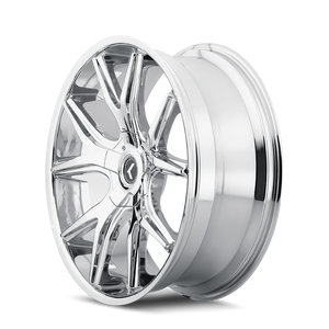 Kraze SPLTZ Chrome 22x9.5 +18 5x115|5x120mm 74.1mm - Wheelwiz