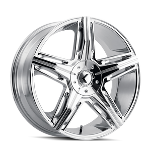 Kraze HYPE Chrome 20x8.5 +40 5x114.3|5x120.65mm 74.1mm - Wheelwiz