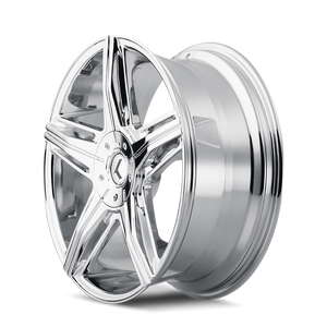 Kraze HYPE Chrome 22x8.5 +40 5x108|5x114.3mm 73mm - Wheelwiz