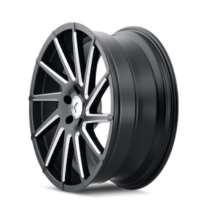 Kraze SPINNER Gloss black milled 20x8.5 +40 5x112mm 0mm - Wheelwiz