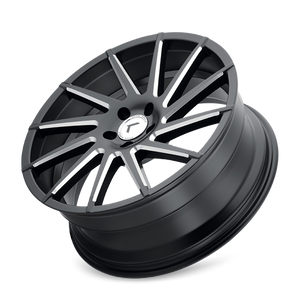 Kraze SPINNER Gloss black milled 22x8.5 +40 5x114.3mm 0mm - Wheelwiz