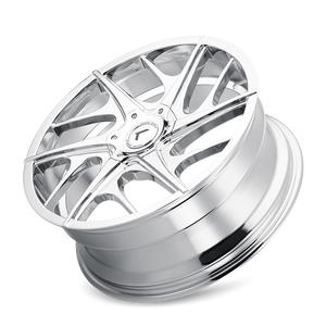 Kraze ROGUE Chrome 18x8 +40 5x114.3|5x120mm 74.1mm - Wheelwiz