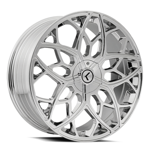 Kraze RICOCHET Chrome 20x8.5 +38 5x112|5x114.3mm 72.62mm - Wheelwiz