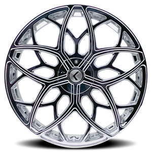 Kraze RICOCHET Chrome 20x8.5 +38 5x115|5x120mm 74.1mm - Wheelwiz