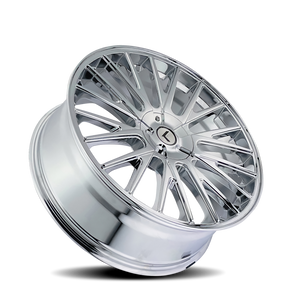 Kraze DOUBLE DOWN Chrome 20x8.5 +38 5x108|5x114.3mm 73mm - Wheelwiz