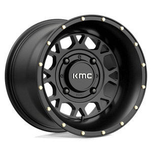 KMC KS135 GRENADE UTV Satin Black 14x10 0 4x137mm 112.1mm - Wheelwiz