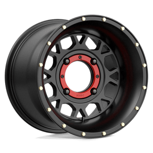 KMC KS135 GRENADE UTV Satin Black 14x10 0 4x137mm 112.1mm - Wheelwiz