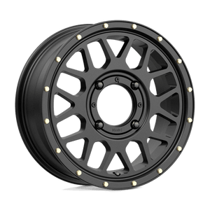 KMC KS135 GRENADE UTV Satin Black 15x6 +38 4x137mm 112.1mm - Wheelwiz