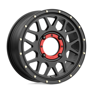 KMC KS135 GRENADE Satin Black 15x6 +38 4x156mm 132mm - Wheelwiz
