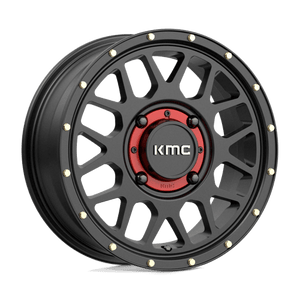 KMC KS135 GRENADE Satin Black 15x6 +38 4x137mm 112.1mm - Wheelwiz