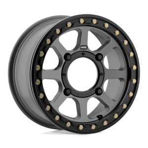 KMC KS234 ADDICT 2 UTV BEADLOCK Satin Gray 14x7 +38 4x137mm 112.1mm - Wheelwiz