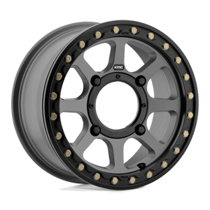 KMC KS234 ADDICT 2 BEADLOCK Satin Gray 14x7 +38 4x156mm 132mm - Wheelwiz