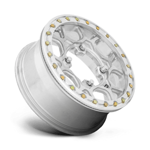 KMC KS433 MESA FORGED UTV BEADLOCK Raw Finish 15x6 +38 4x156mm 132mm - Wheelwiz