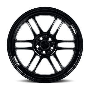 Katana KR02 Gloss Black 18x8 +40 5x105|5x114.3mm 73.1mm