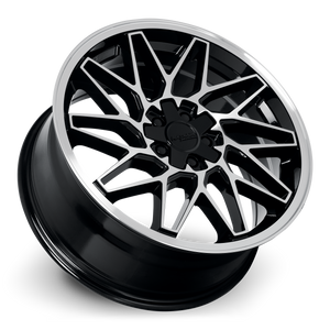 Katana KR09 Gloss Black Machined Face 18x8 +40 5x100|5x114.3mm 73.1mm