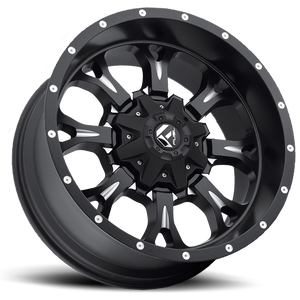Fuel Offroad D517 KRANK Matte Black Milled 18x9 +01 5x139.7|5x150mm 110.1mm - Wheelwiz
