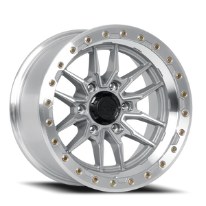 Lock Offroad Krawler Machined Silver W/ Clear Coat 17x9 0 6x135mm 87.1mm