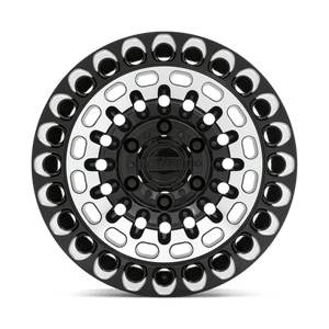 Black Rhino LABYRINTH Gloss Black W Mach Face & Mill 17x9.5 +12 6x120mm 67.1mm - Wheelwiz