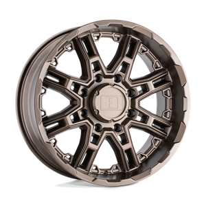 Level 8 SLINGSHOT Matte Bronze 17x8.5 -10 6x139.7mm 112.1mm - Wheelwiz