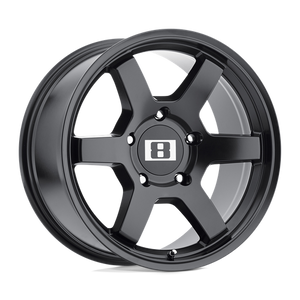 Level 8 MK6 Matte Black 18x9 +12 6x139.7mm 106.1mm - WheelWiz
