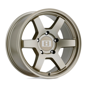Level 8 MK6 Matte Bronze 17x8 -10 6x139.7mm 106.1mm - WheelWiz