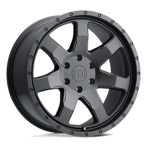 Level 8 SLAM Matte Black 17x8.5 -12 6x139.7mm 112.1mm - Wheelwiz
