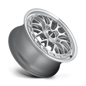Rotiform R155 LSR Gloss Silver Machined 19x10 +35 5x112mm 66.6mm - Wheelwiz