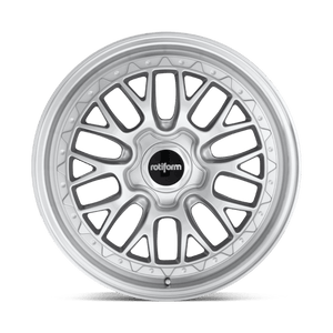 Rotiform R155 LSR Gloss Silver Machined 19x8.5 +45 5x112mm 66.6mm - Wheelwiz