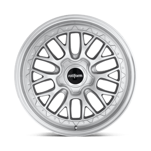 Rotiform R155 LSR Gloss Silver Machined 18x8.5 +35 5x112mm 66.6mm - Wheelwiz