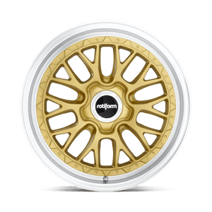 Rotiform R156 LSR Matte Gold Machined 18x8.5 +35 5x112mm 66.6mm - Wheelwiz