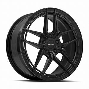 Vors LT53 Gloss Black 18x8 +35 5x112mm 73.1mm - Wheelwiz